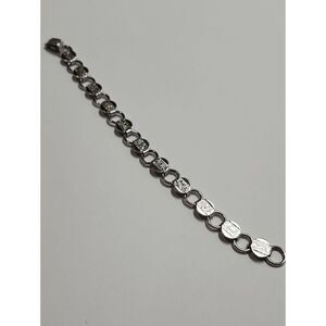 Sarah Coventry Bracelet Silver Link Circle Bracelet